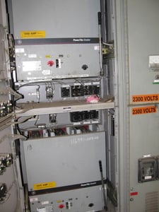 1200 Amps, General Electric Power Vac #VB1-4.16-250, vacuum circuit breaker, 5 KV, 2002 (5 available)