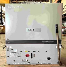 1200 Amps, General Electric Power Vac #VB1-7.2-500-0, vacuum circuit breaker, 8,250 Volts (11 available)