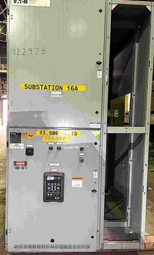 1200 Amps, Eaton #150VCP-W25, vacuum circuit breaker, 15 KV, 2013