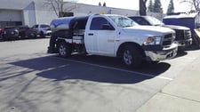 Masco, parking lot sweeper, 2016 RAM 1500 chassis, 47,000 miles