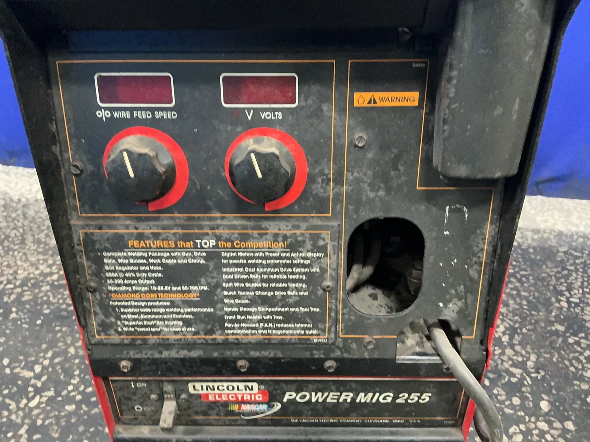 Lincoln Electric #Power Mig 255, Mig Welder, 250 A, 1/60/208/230