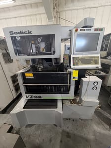 Sodick #VZ300L LN2W wire Electrical Discharge Machine, 85" L x 28" W x 71" H tank, 2015