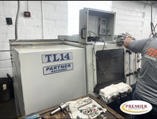 Milltronics #ML-40/40, CNC engine lathe, Milltronics Centurion Control, 14" swing, 7.8" swing over cross