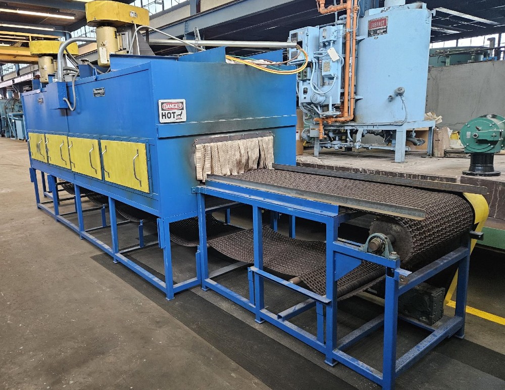 30" width x 12" H x 168" L Thermcraft, Belt Tempering Furnace, Electric, 1000°F, 2003