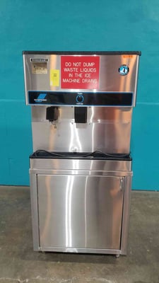 Hoshizaki #KML-600MWH, Crescent Cube Ice Maker & DM-180A Ice Dispenser Combo, 600 lb/24h