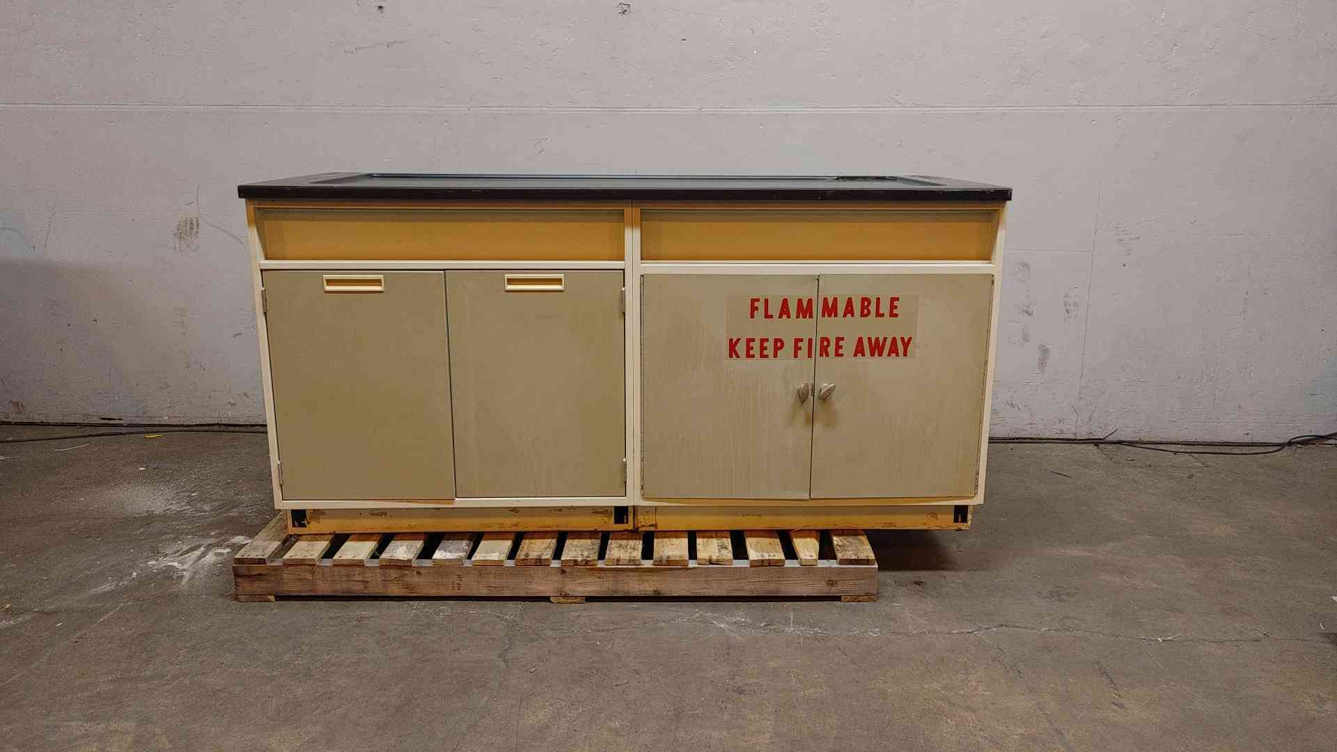 Hamilton Recessed Flammable Fume Hood Base, 72" L x 30" width x 36" H (4 available)