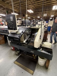 DMG Mori Seiki #G-07, Gang Slide CNC Lathe, 18.9" X, 11.2" Z, 3.9" max. workpiece diameter & length, 8000