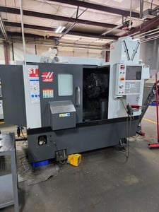 Haas #ST-10, CNC Lathe, 7.88" X, 16" Z, 25.2" swing, 16.25" socs, 14" machining length, 6" chuck, 15 HP, 6000