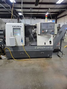 Okuma #Captain-L370, CNC Lathe, 10.23" X, 20.47" Z, 20.8" swing, 20.47" machining length, 14.5" turning
