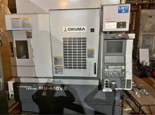 Okuma #MU-400VA, 5-Axis CNC Vertical Machining Center, 30" X, 18" Y, 18" Z, 15,000 RPM, 32 automatic tool