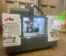 Haas #VF-4SS, 5-Axis CNC Vertical Machining Center, 50" X, 20" Y, 25" Z, 52" x 18" table, 30 HP, 12,000 RPM