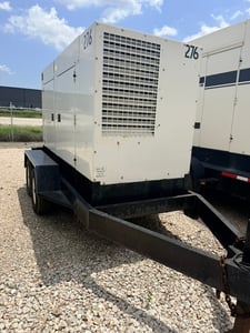 110 kW Multiquip #DCA125USJ, Trailer Mounted, Tier 3, 120/240/208/277/480 Volts, 18512 Hours, 2011, $30k
