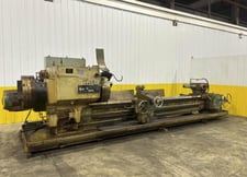 No. 4A Warner & Swasey, M3580, Square Head Saddle Type Turret Lathe, 29.5" swing, 12.5" spindle hole, 144"