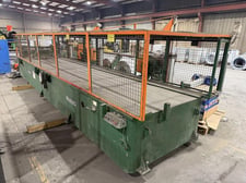 14 Stand, Bradbury #320, Rollformer, 3" arbor diameter, 44" roll space, 18" horizontal centers, 80-200 FPM
