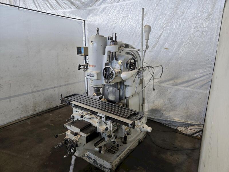 Cincinnati #No.2, Vertical Mill, 28" X, 10" Y, 19" Z, 10" x 53" table, 5 HP, 20-1500 RPM, Newall Digipac