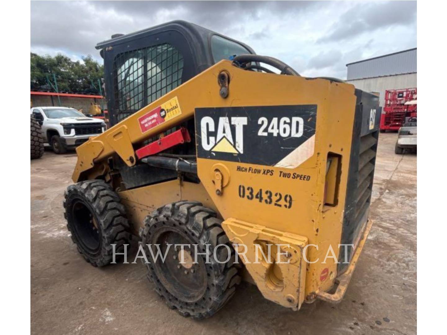 Cat 246D HF, Skid Steer Loader, 1753 hours, S/N: BYF03280, 2017