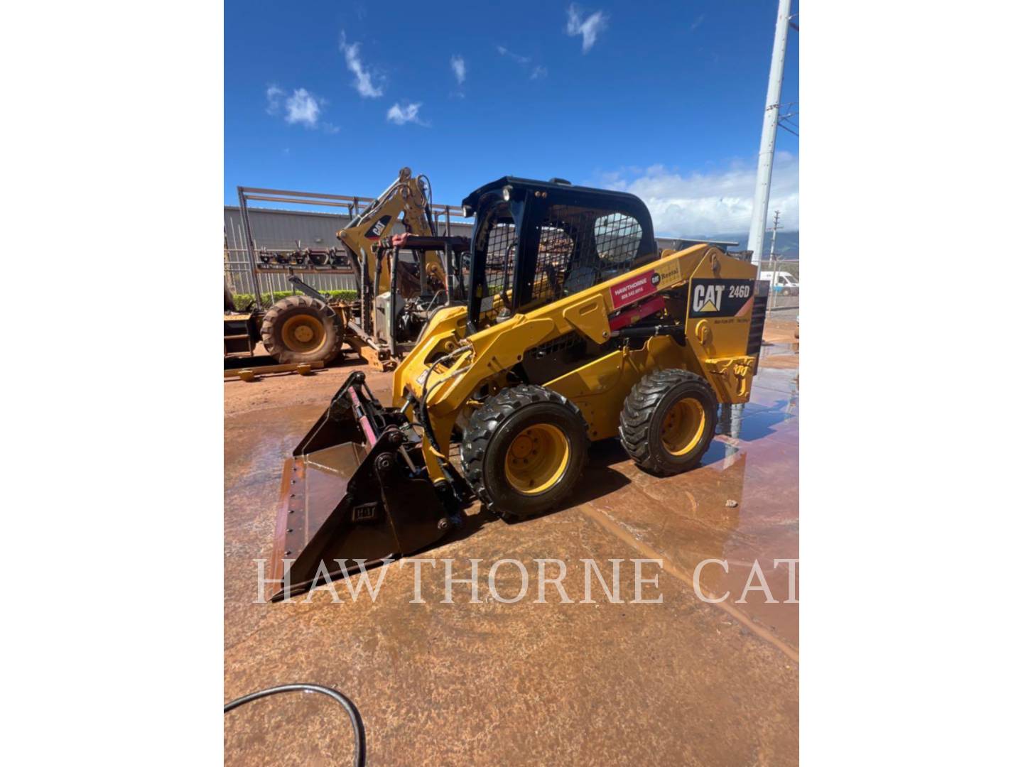 Cat 246D, Skid Steer Loader, 629 hours, S/N: BYF03401, 2017