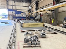 Messer #TMC4500DB, 10' x 24' heavy duty plate processing machine, Messer Global Control, 2015