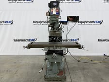 Well Setting, verttical milling machine with Enco digital read out, 9" x49" table, 2 HP, one shot lubrication