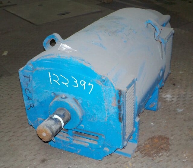 10 HP 650/1800 RPM General Electric, Frame CD327ATY, DPFG, shunt, 500 VA, 240/120 VF