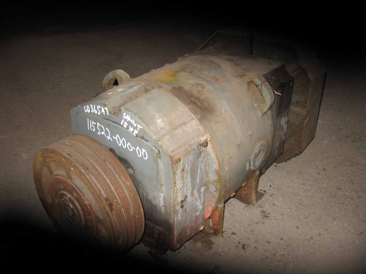 15 HP 850/1700 RPM General Electric, Frame CD365AT, TEFC, shunt, 500 VA, 240/120 VF