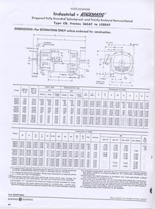 150 HP 1150/2000 RPM General Electric, Frame CD504AT, DPFG, stab shunt, 500 VA, 240 VF
