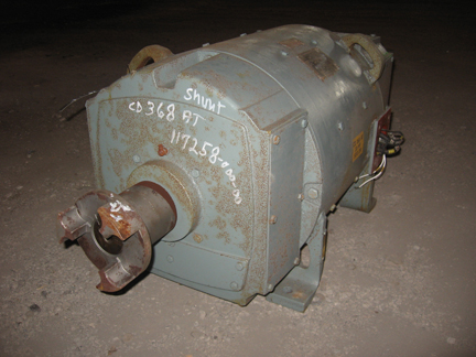 20 HP 1150 RPM Allen-Bradley, Frame 368AT, TENV, shunt, 300/150 VF