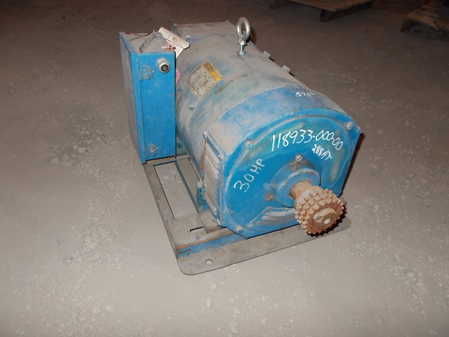 30 HP 1750/2300 RPM Baldor, Frame AD288AT, DPFG, shunt, 500 VA, 150/300 VF