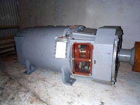 50 HP 1150/2000 RPM General Electric, Frame CD409ATY, TEFC, stab shunt, 500 VA, 240 VF