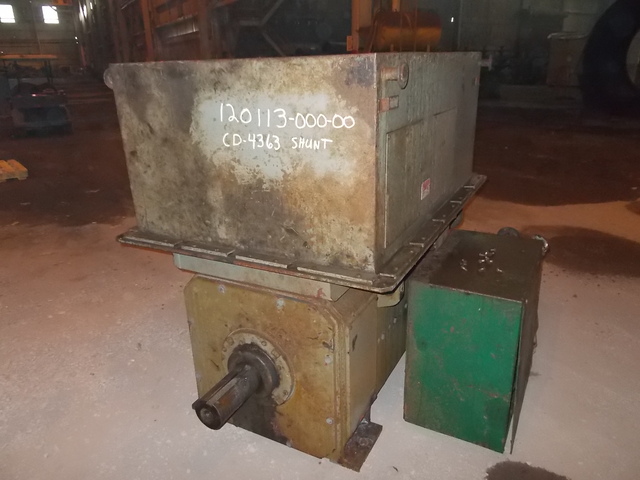 500 HP 1750/1900 RPM General Electric, Frame CD4363, TEUC, shunt, 500 VA, 300/150 VF