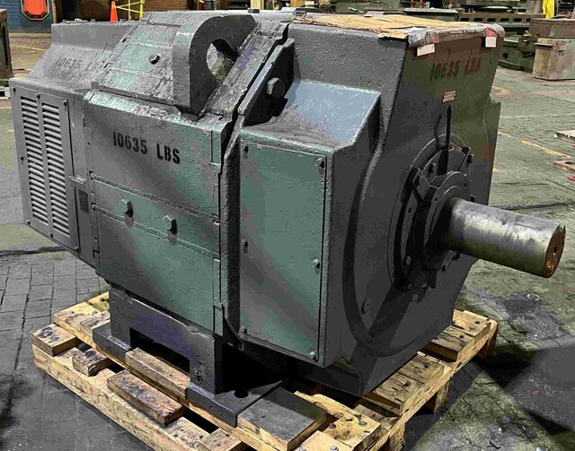 950 HP 1180/1360 RPM Reliance, Frame B842ATZ, DPG-FV, compensated, 590 VA, 240 VF