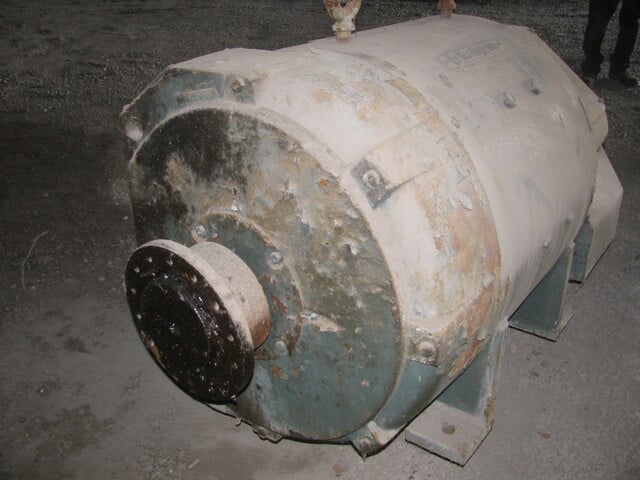 500 HP 1150 RPM Westinghouse, Frame 685AS, DPFG, stab shunt, 500 VA, 240/120 VF (3 available)