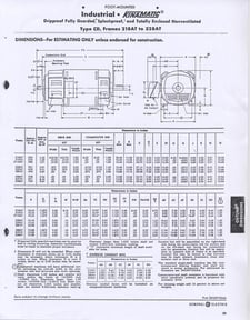 3 HP 1750/2300 RPM General Electric, Frame CD218AT, TENV, compound, 500 VA, 240 VF (4 available)