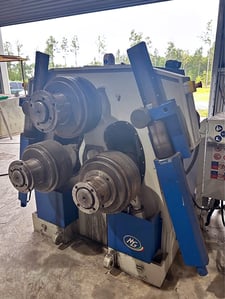 M.g. S.R.L #AR-130, Angle Roll, 5.1" diameter shaft, 3 roll, digital read out, 2024
