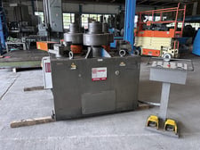 4" x 1/2" Comac #308HV4, Angle Bending Roll, 15.4" diameter roll, 4.75" diameter shaft, 20 HP, 2011