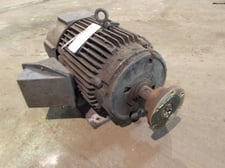 100 HP 1785 RPM Siemens, Frame 405T, TEFC, inverter duty, 460 Volts