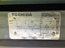 125 HP 1185 RPM Toshiba, Frame 445T, TEFC, inverter duty, 460 Volts