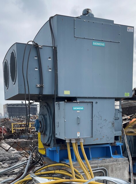 1600 HP 306 RPM Siemens, Frame 8010S, TE, inverter duty, 579 Volts