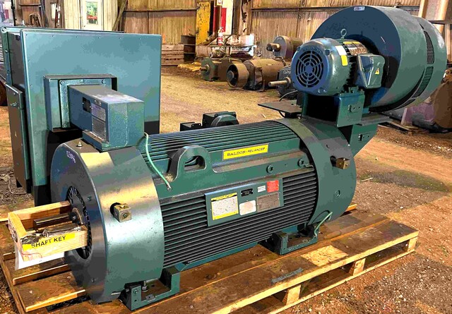 500 HP 1790 RPM Baldor, Frame 5012, TEBC, inverter duty, 4160 Volts