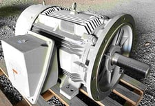 75 HP 1185/990 RPM Siemens, Frame 405TD, TEFC, inverter duty, D-flange, 460/400 Volts, NEW (2 available)