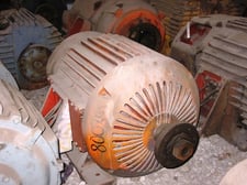 30 HP 1150 RPM P & H, Frame HEW365R, TEFC, 220/440 Volts, 210 Sec.