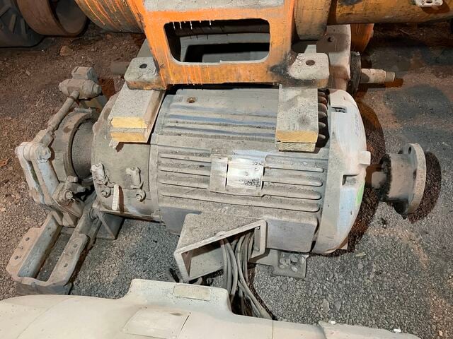 40 HP 1170 RPM P & H, Frame HEW405, TEFC, 230/460 Volts, 313 Sec.