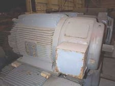 125 HP 1170 RPM General Electric, Frame MR447X, TENV, 460 Volts, 385 Sec. (2 available)