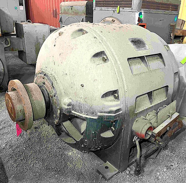 1500/1875 HP 1200 RPM General Electric, Frame 985Y, DP, 2300 Volts, 250 DC
