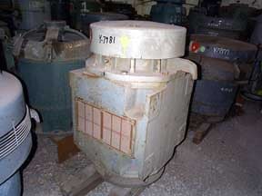 125 HP 1185 RPM Westinghouse, Frame 440HP20, Drip-Proof Ball Bearing, VSS, vertical solid shaft, vertical