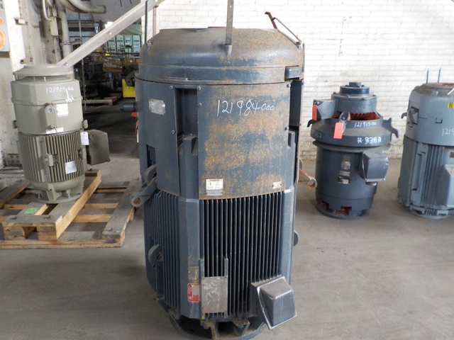 450 HP 1180 RPM Westinghouse, Frame 6809-P24, TEFC, VHS, vertical hollow shaft, vertical hollow shaft, 460
