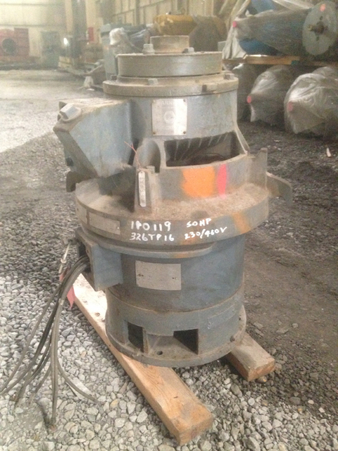 50 HP 1767 RPM General Electric, Frame 326TP16, weather protected enclosure type 1, VHS, vertical hollow