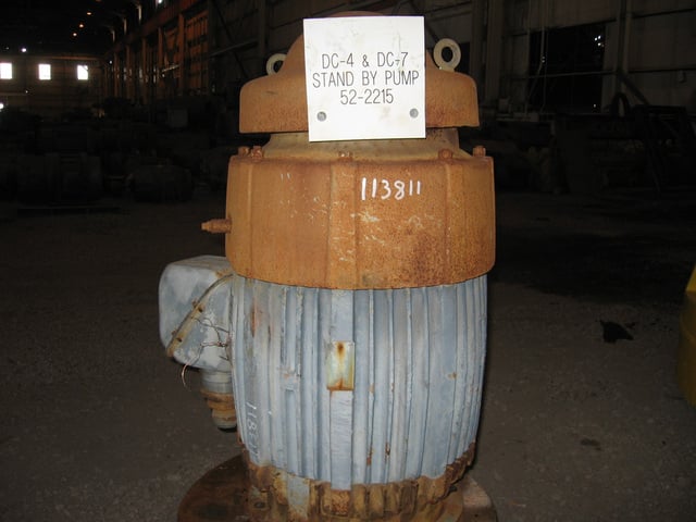 60 HP 1780 RPM General Electric, Frame 364TPTE, TEFC, VHS, vertical hollow shaft, vertical hollow shaft