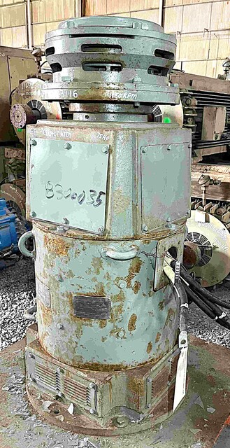 75 HP 1150 RPM General Electric, Frame CDL407ATDY, DPFG-BV, VSS, vertical solid shaft, vertical solid shaft