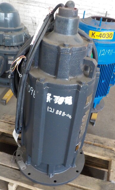 50 HP 1770 RPM Reliance, Frame X0320TY, TENV, VSS, vertical solid shaft, vertical solid shaft, 460 Volts (2